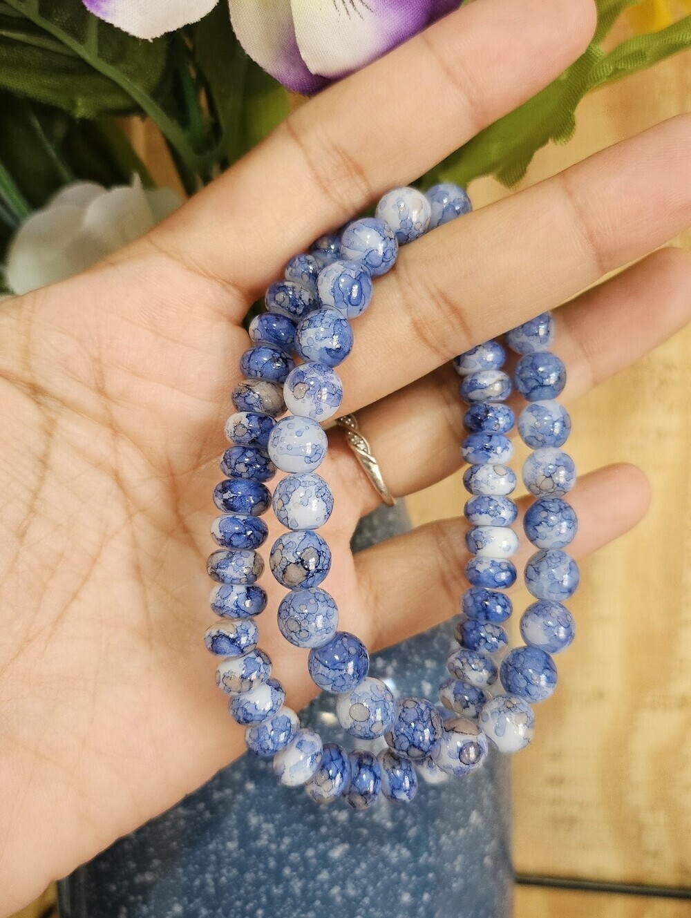 2PCS Natural Stone Bracelet
